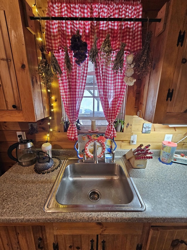 kitchen featuring sink