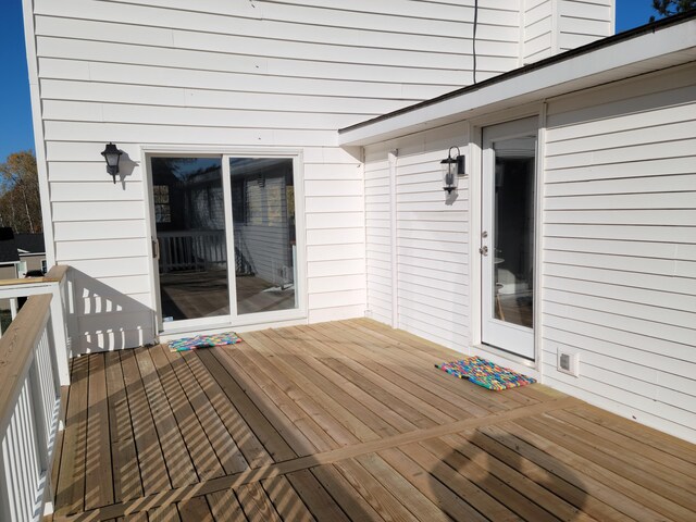 2 Old County Rd, Veazie, ME 04401 - view of wooden deck