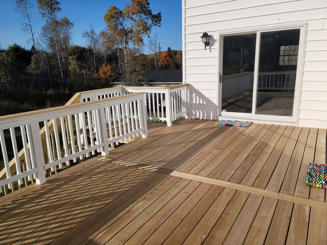 2 Old County Rd, Veazie, ME 04401 - view of wooden deck
