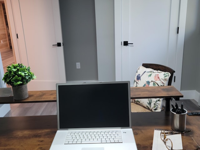 2 Old County Rd, Veazie, ME 04401 - home office with wood finished floors