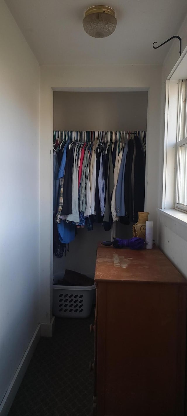 view of closet