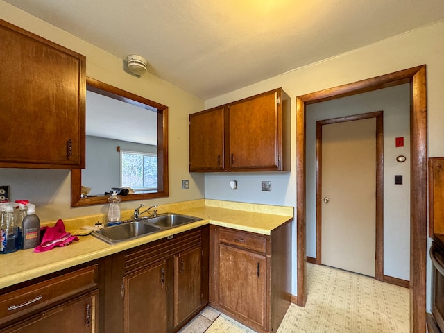 kitchen featuring sink