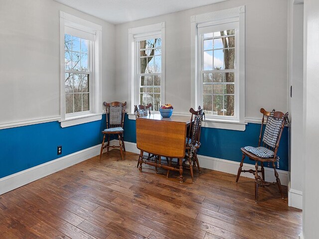 544 Main Rd N, Hampden, ME 04444 - sitting room with hardwood / wood-style floors and baseboards