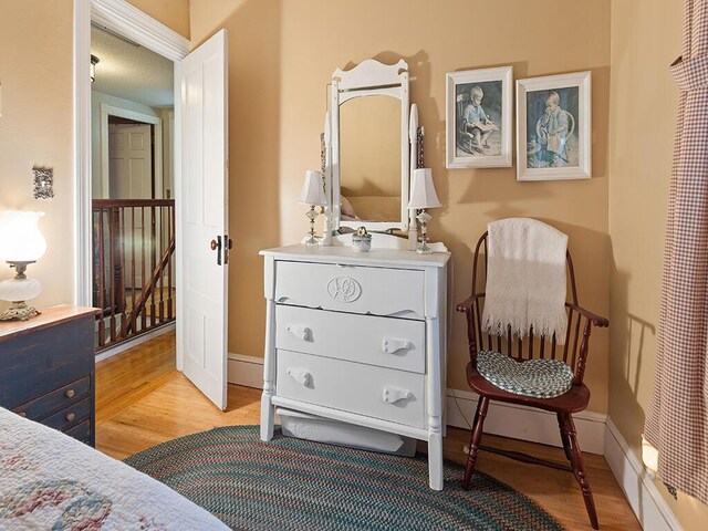 544 Main Rd N, Hampden, ME 04444 - bedroom featuring light wood-type flooring and baseboards