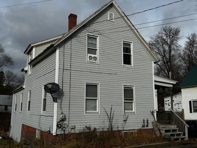 view of rear view of property