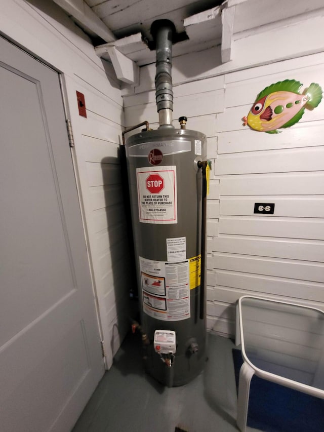 utilities with gas water heater