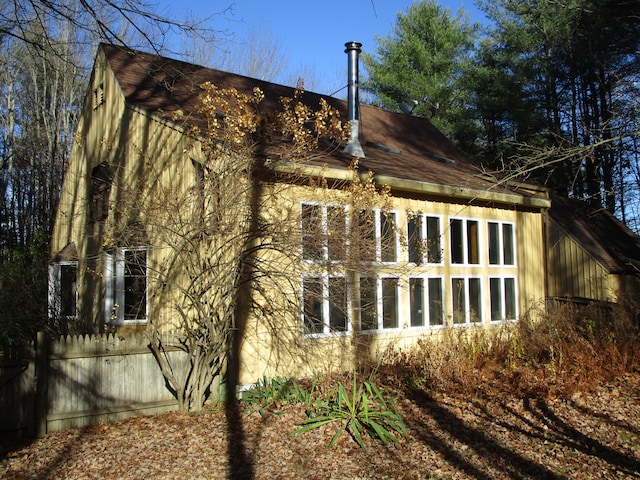 view of property exterior