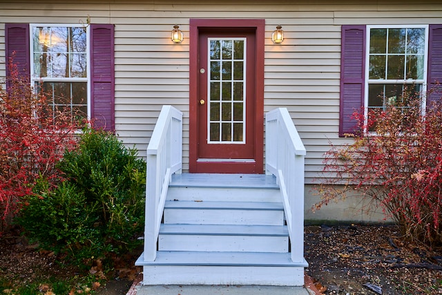 view of entrance to property