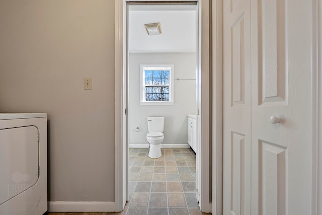 laundry area with washer / dryer