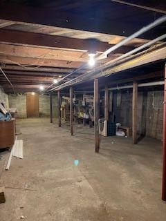 view of basement