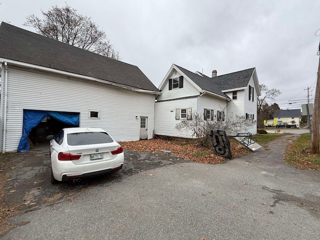 view of home's exterior