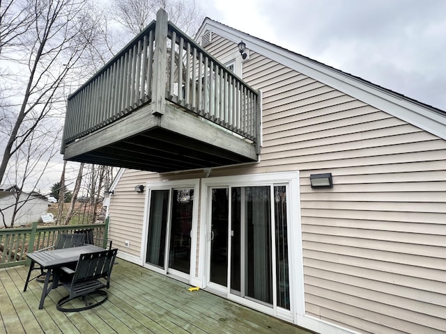 45 Douglas Dr, Newport, ME 04953 - deck with outdoor dining space