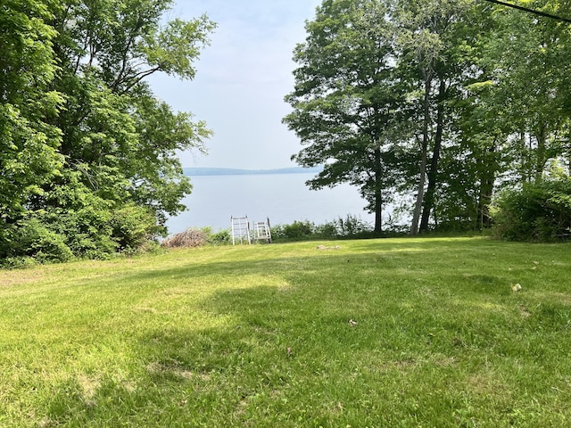 45 Douglas Dr, Newport, ME 04953 - view of grassy yard featuring a water view