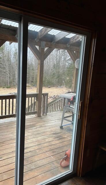 20 Monument Rd, Abbot, ME 04406 - view of deck