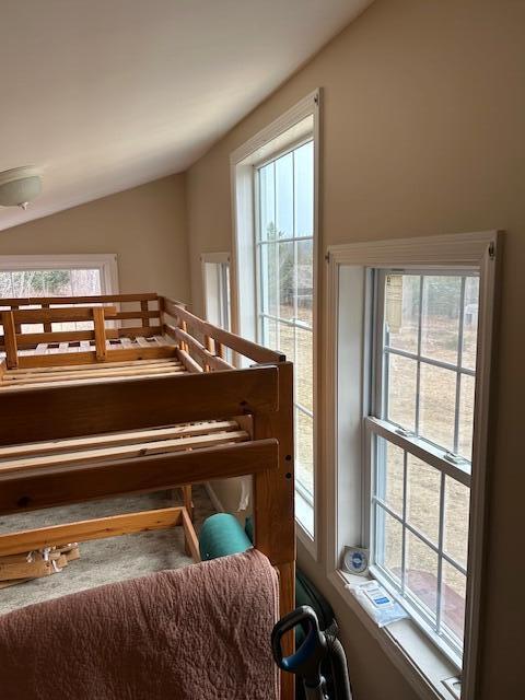 20 Monument Rd, Abbot, ME 04406 - bedroom with vaulted ceiling