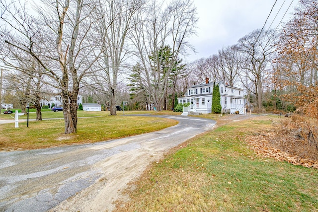 view of road