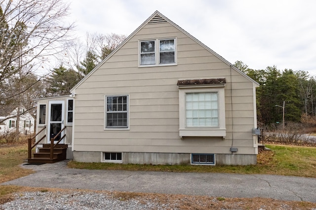 view of property exterior