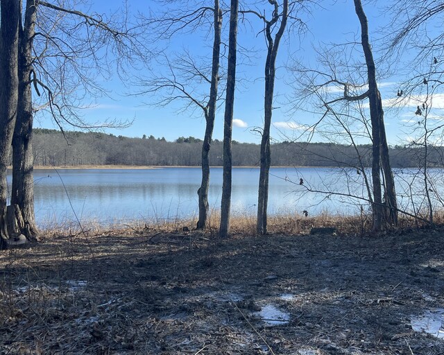 208 Depot St, Union, ME 04862 - water view featuring a forest