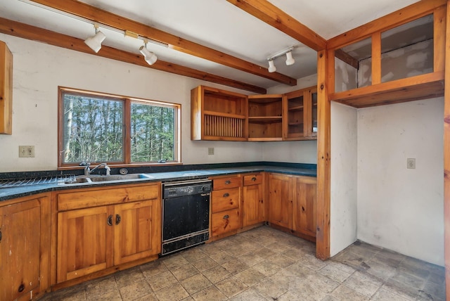 kitchen featuring sink and dishwasher