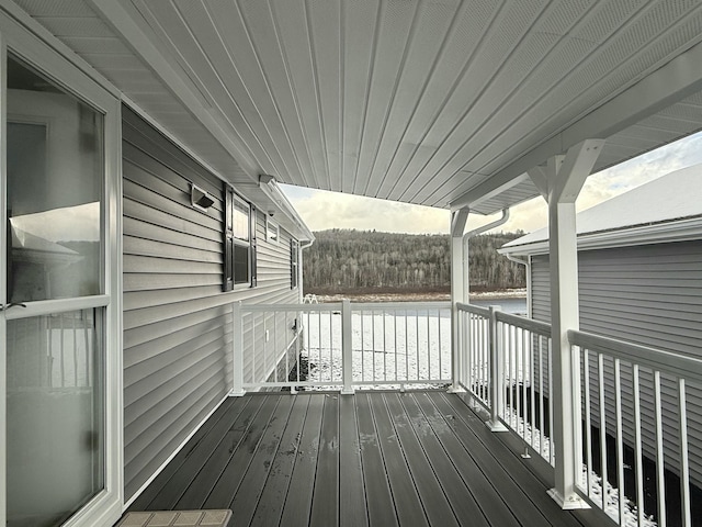 view of deck