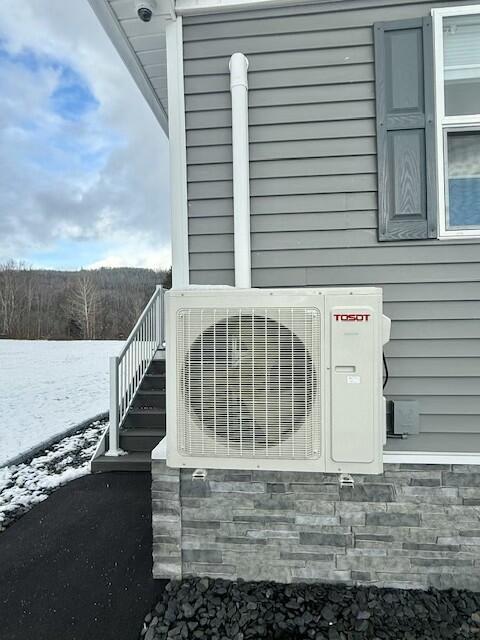 exterior details with ac unit