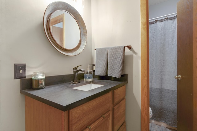 8 Sunrise Dr Unit C122, Newry, ME 04261 - full bath with vanity, toilet, and curtained shower