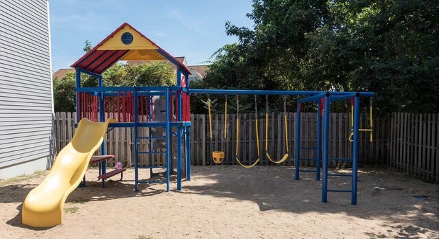 view of jungle gym