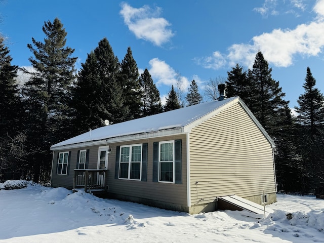 view of front of home