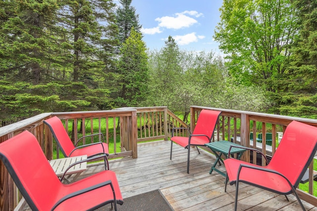 17 Saddleback Vw, Rangeley, ME 04970 - view of deck