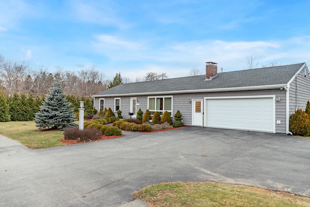 ranch-style house with a garage