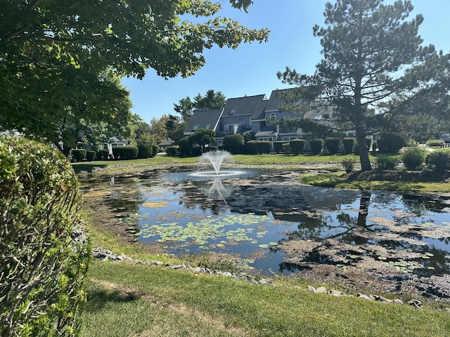 view of water feature