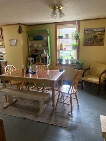 view of dining room