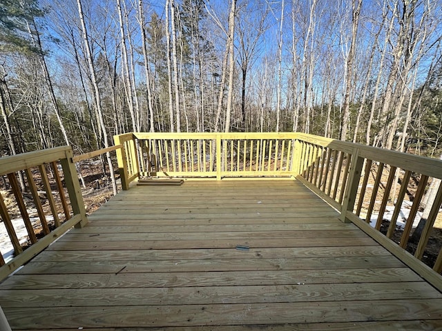 view of deck