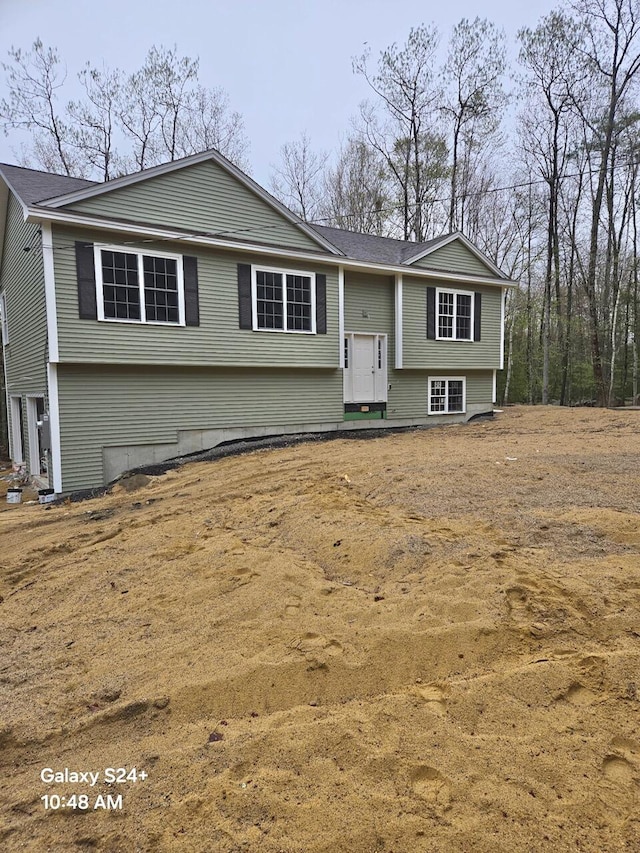 view of bi-level home