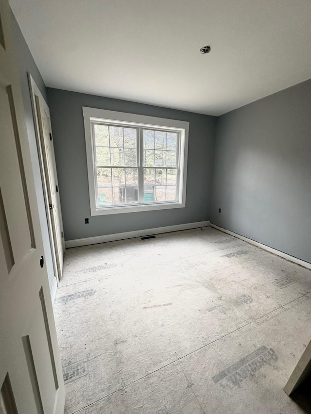 view of empty room