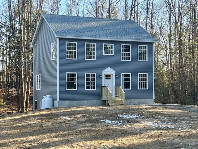 view of colonial inspired home