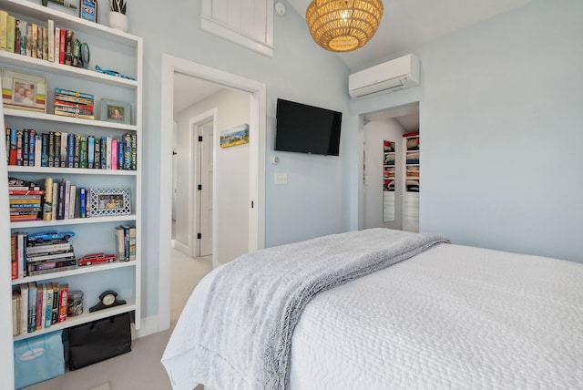 6 Brooks St, Kennebunkport, ME 04046 - bedroom with a wall unit AC and carpet floors