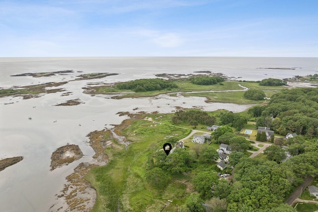 6 Brooks St, Kennebunkport, ME 04046 - aerial view of property and surrounding area with a large body of water