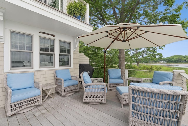 6 Brooks St, Kennebunkport, ME 04046 - view of wooden terrace