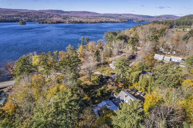 9 Dry Point Dr, Rome, ME 04963 - bird's eye view featuring a water and mountain view