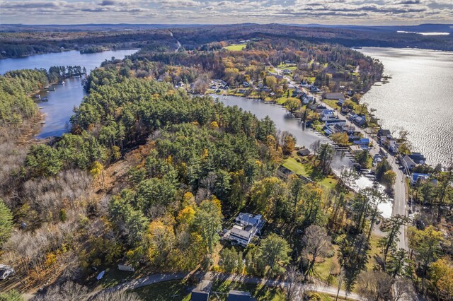 9 Dry Point Dr, Rome, ME 04963 - aerial view with a water view
