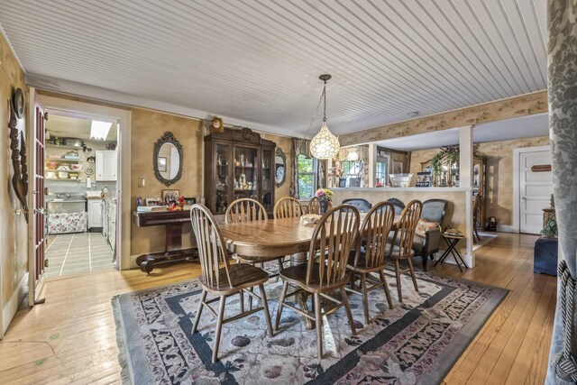 9 Dry Point Dr, Rome, ME 04963 - dining area with light hardwood / wood-style flooring