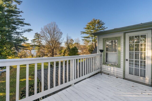 9 Dry Point Dr, Rome, ME 04963 - view of wooden terrace