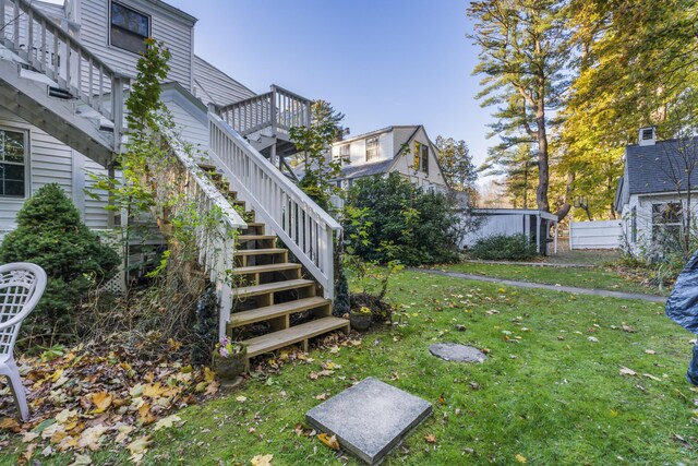 9 Dry Point Dr, Rome, ME 04963 - view of yard