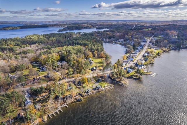 9 Dry Point Dr, Rome, ME 04963 - drone / aerial view featuring a water view