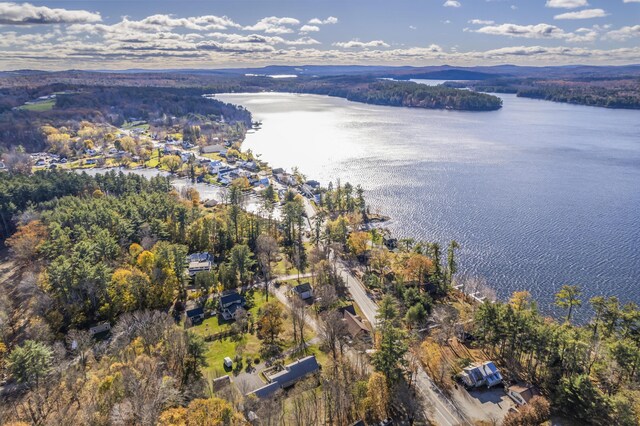 9 Dry Point Dr, Rome, ME 04963 - drone / aerial view featuring a water view