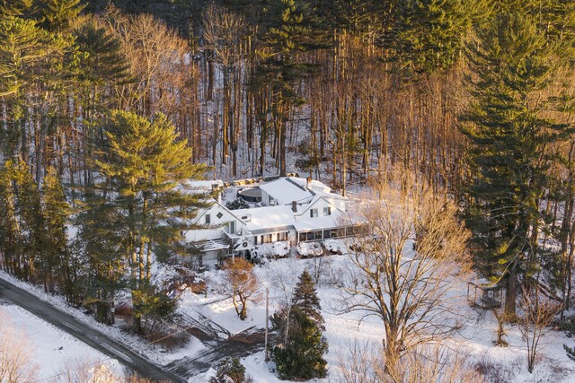 9 Dry Point Dr, Rome, ME 04963 - view of snowy aerial view