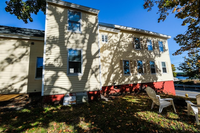 view of rear view of property