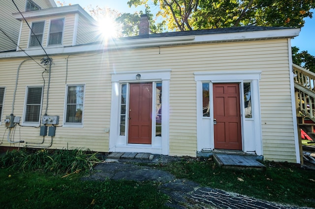 view of entrance to property