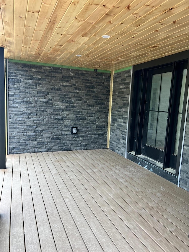 79 Pasture Ln, Brownfield, ME 04010 - view of wooden terrace
